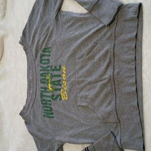 NDSU Go Bison! Set Of 2 NDSU Size M Sweatshirt & Hoodie